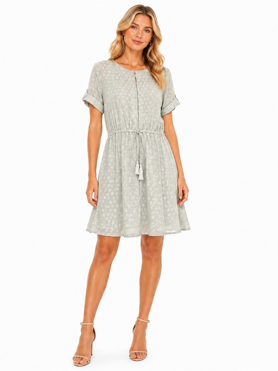 Tory Burch Dresses & Skirts - Tory Burch NWT Silk Size Large Mint Green Elastic Waist Dress